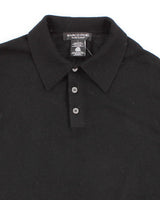 Mens Black Marco Fiori Merino Wool Jumper - L