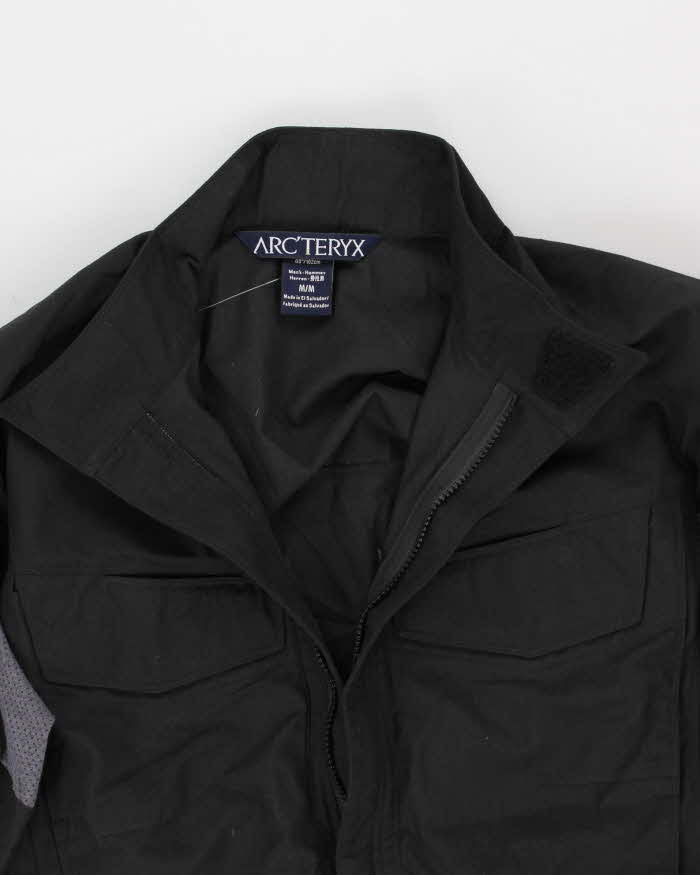 Mens Black Arc'teryx Zip Up "Assault Coverall" One Piece Jumpsuit - M