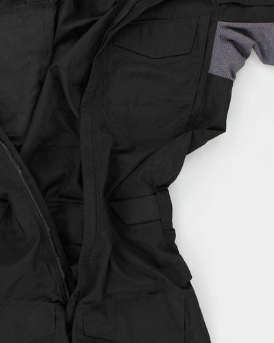 Mens Black Arc'teryx Zip Up "Assault Coverall" One Piece Jumpsuit - M