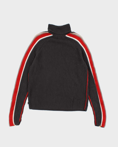 Vintage Espirit Turtle Neck Cable Knit Jumper - M