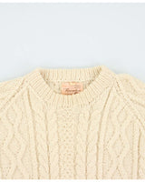 Vintage 70s Hordon Wool Aran Jumper - L