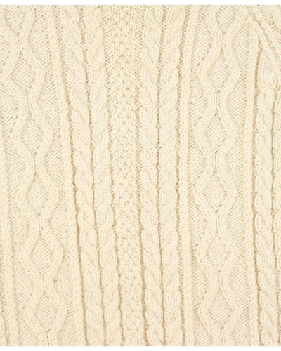 Vintage 70s Hordon Wool Aran Jumper - L