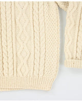 Vintage 70s Hordon Wool Aran Jumper - L