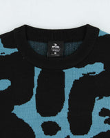 DSWT Rip Curl Hard Core Surfing Graphic Oversized Crewneck Knit Jumper - M
