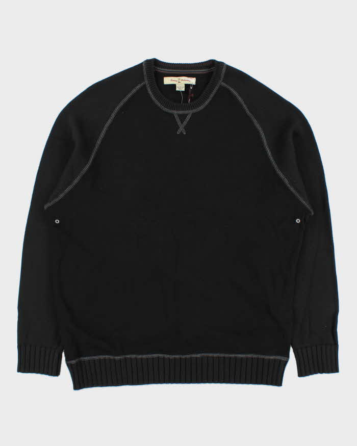 DSWT Tommy Bahama Lounge Rover Heavyweight Cotton Crewneck Knit Jumper - L