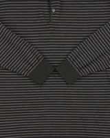 Vintage Y2K 00s Valent.Coupeau Cashmere/Wool/Silk Striped Collared Knit Jumper - XL