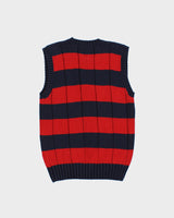 Vintage 1990s Polo Ralph Lauren Chunky Ribbed Cable Knit Sweater Vest - M