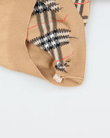 Vintage AW1993 Burberry Nova Check Crewneck Knit Short Sleeve Jumper - M