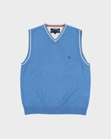 Vintage Y2K 00s Tommy Hilfiger V-Neck Knit Jumper - M