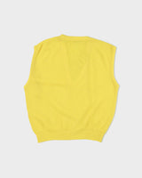 Vintage 1970s The Bay V-neck Ribbed Knit Vest - M
