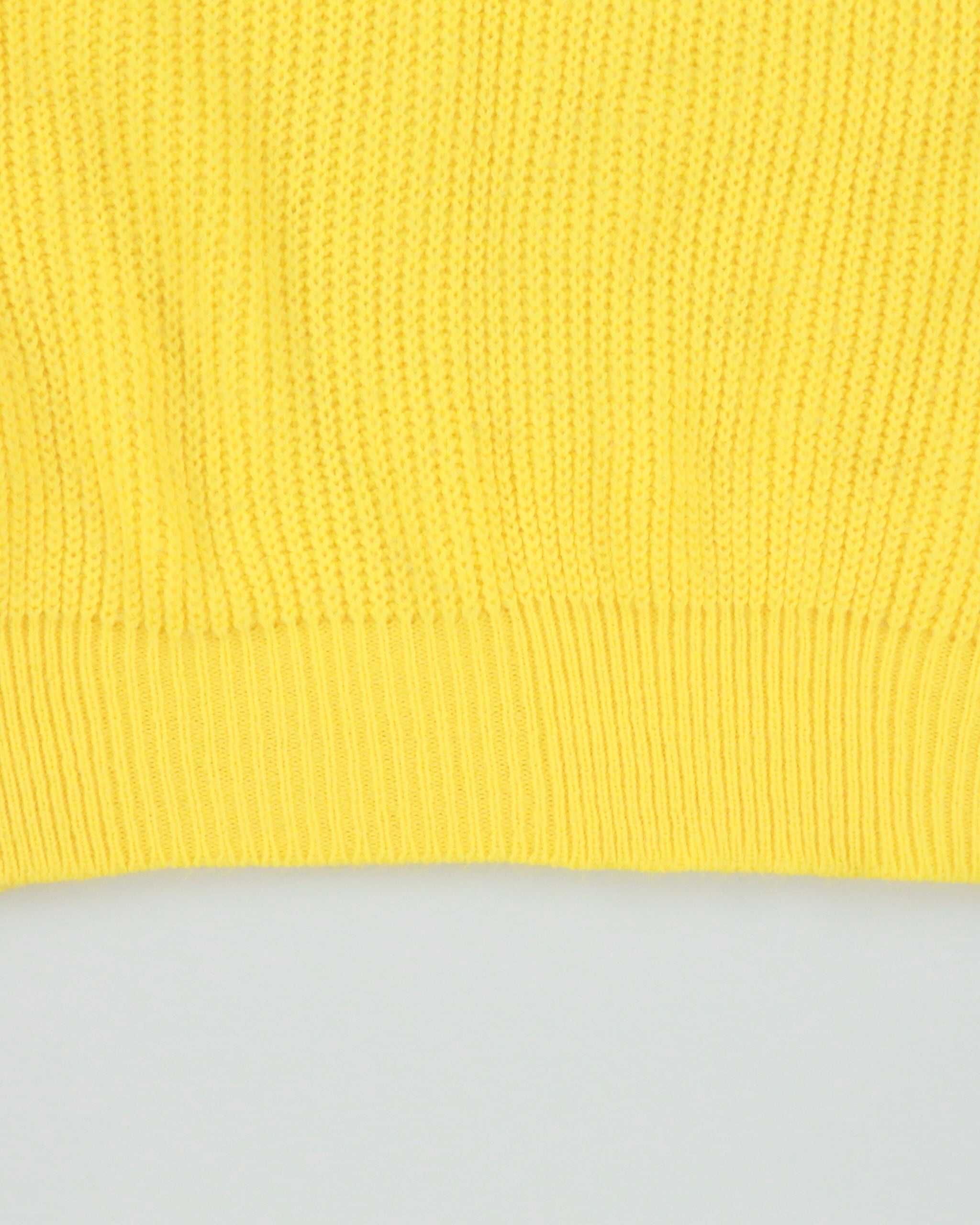 Vintage 1970s The Bay V-neck Ribbed Knit Vest - M