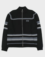 Vintage Y2K 00s Helly Hansen Wool Blend High Neck Full Zip Jumper - L