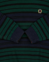 Vintage 1990s Tommy Hilfiger Stripe Knit Long Sleeve Jumper - L