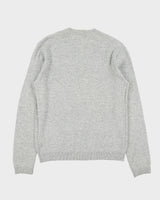 Vintage Boss Orange Wool V-neck Lightweight Jumper - M