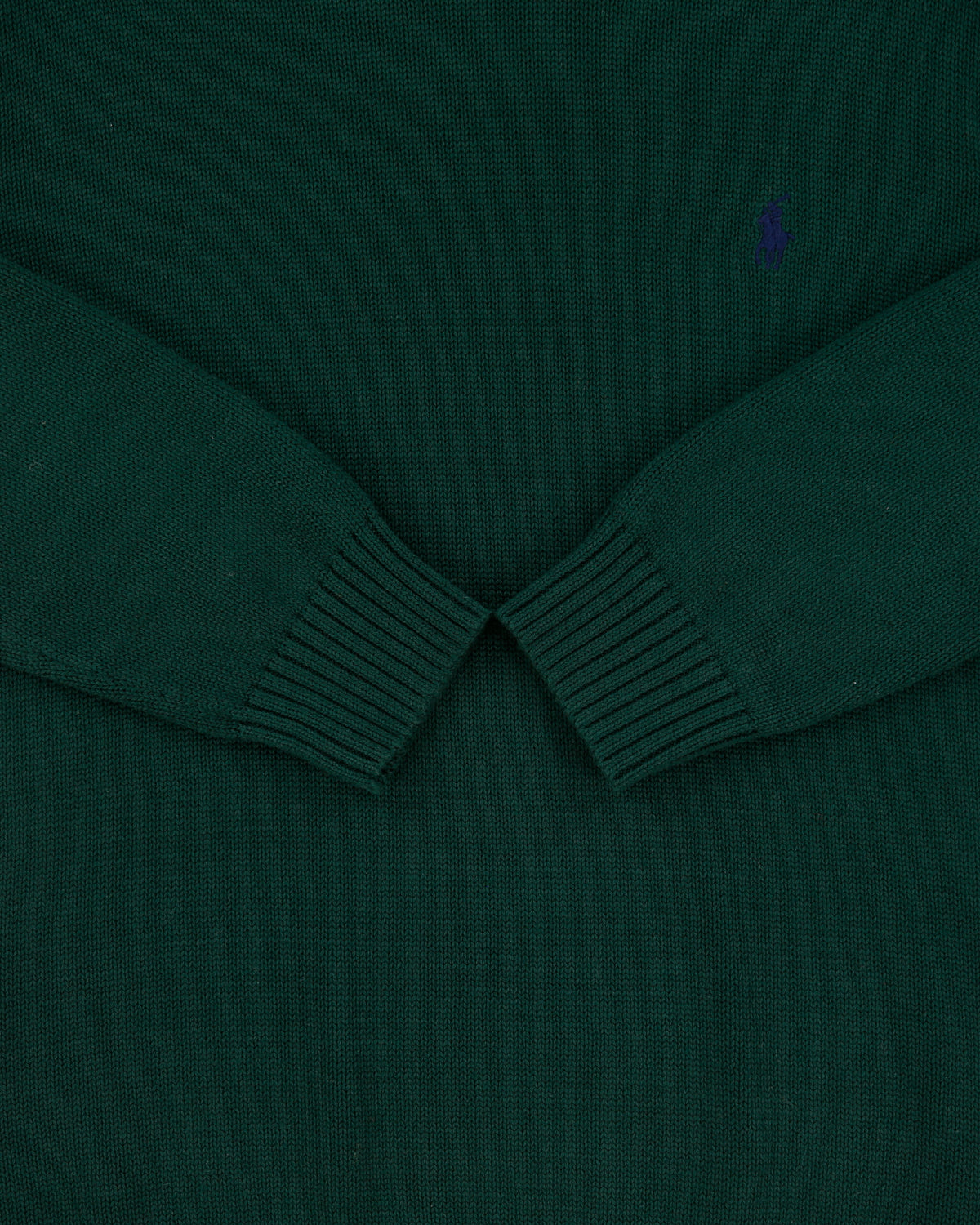 Vintage Polo Ralph Lauren Cotton Knit Ribbed Crewneck Jumper - L