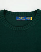 Vintage Polo Ralph Lauren Cotton Knit Ribbed Crewneck Jumper - L