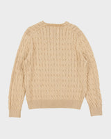 Vintage Polo Ralph Lauren Cable Knit Jumper - L