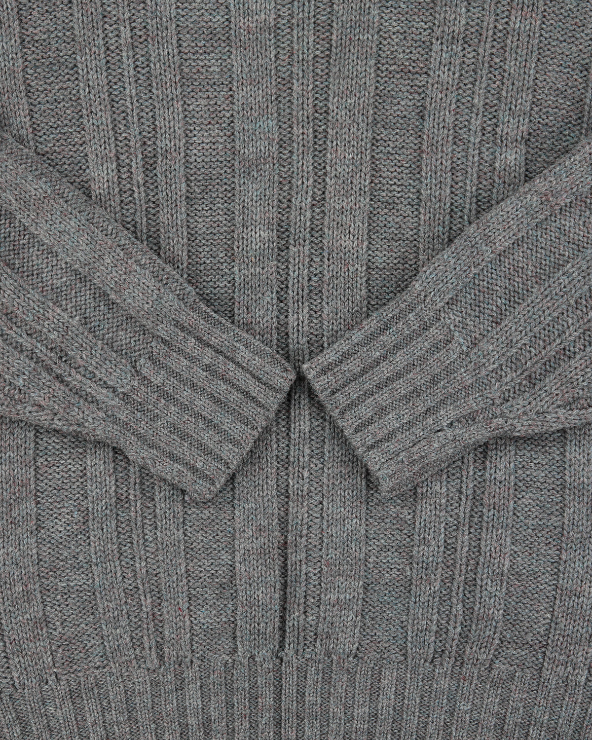 Vintage 1990s Boston Traders Chunky Cable Rib Knit Wool Jumper - L