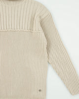 DSWT Vintage F/W 2003 Y2K Point Zero Chunky Ribbed Knit Roll Neck Jumper - XL