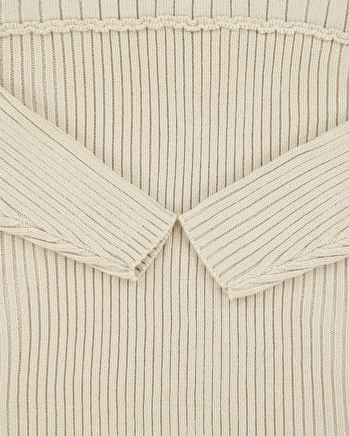 DSWT Vintage F/W 2003 Y2K Point Zero Chunky Ribbed Knit Roll Neck Jumper - XL