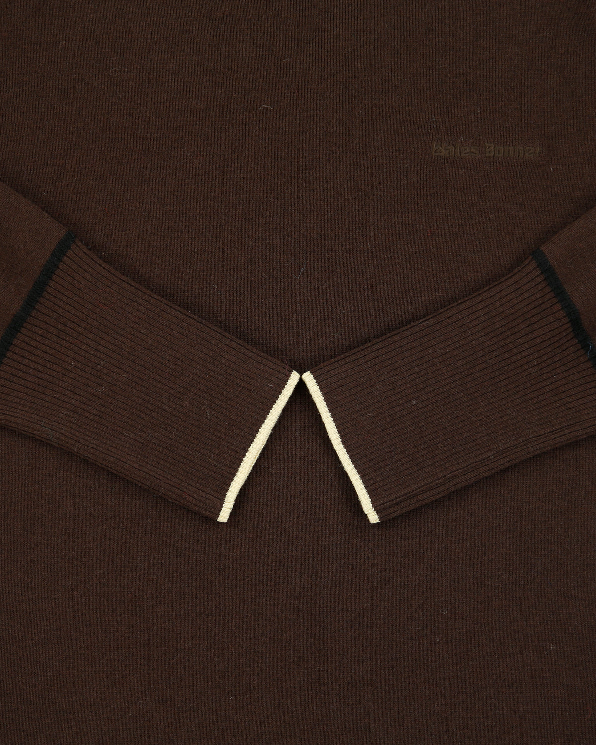 F/W 2023 Adidas Originals X Wales Bonner Wool Blend Ribbed Knit Crewneck Jumper - L