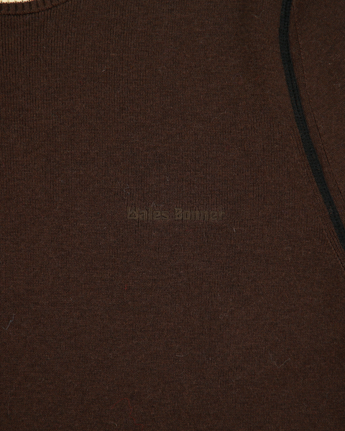 F/W 2023 Adidas Originals X Wales Bonner Wool Blend Ribbed Knit Crewneck Jumper - L