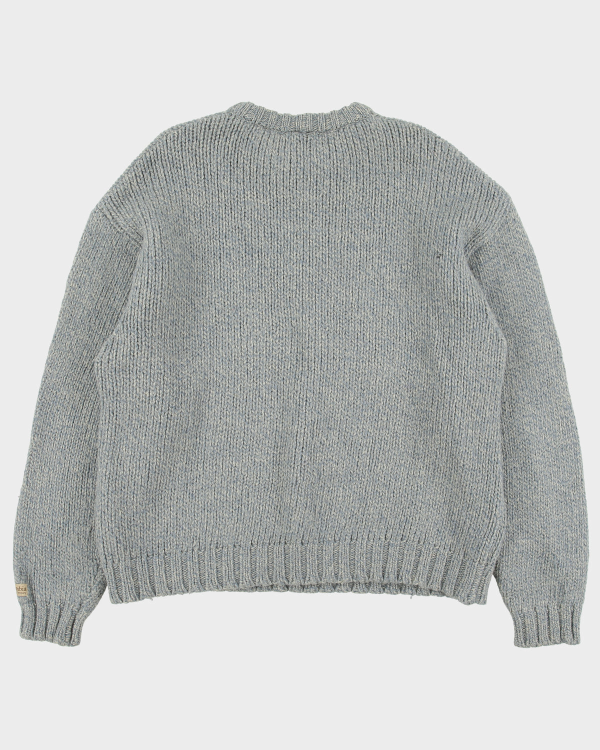 Vintage 1990s Columbia Wool Chunky Heavyweight Jumper - L