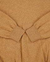 Vintage Y2K 00s Polo Ralph Lauren Tan Merino Wool Classic V-Neck Jumper - L