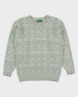 Vintage 1980s Hunt Club Fair Isle Wool Knit Jumper - M