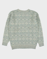 Vintage 1980s Hunt Club Fair Isle Wool Knit Jumper - M