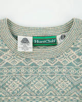 Vintage 1980s Hunt Club Fair Isle Wool Knit Jumper - M