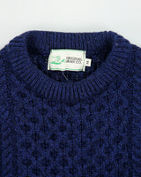 Vintage Aran Company Merino Wool Fisherman Knit Jumper - XS