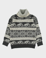 Vintage 1990s Eddier Bauer Wool Roll Neck Knit Jumper - S