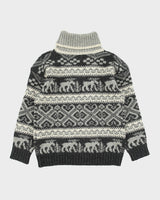 Vintage 1990s Eddier Bauer Wool Roll Neck Knit Jumper - S