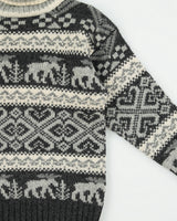 Vintage 1990s Eddier Bauer Wool Roll Neck Knit Jumper - S