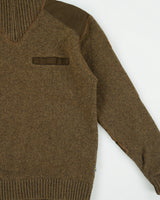 Vintage Fjall Raven Wool Zip Neck Chunky Knit Jumper - L
