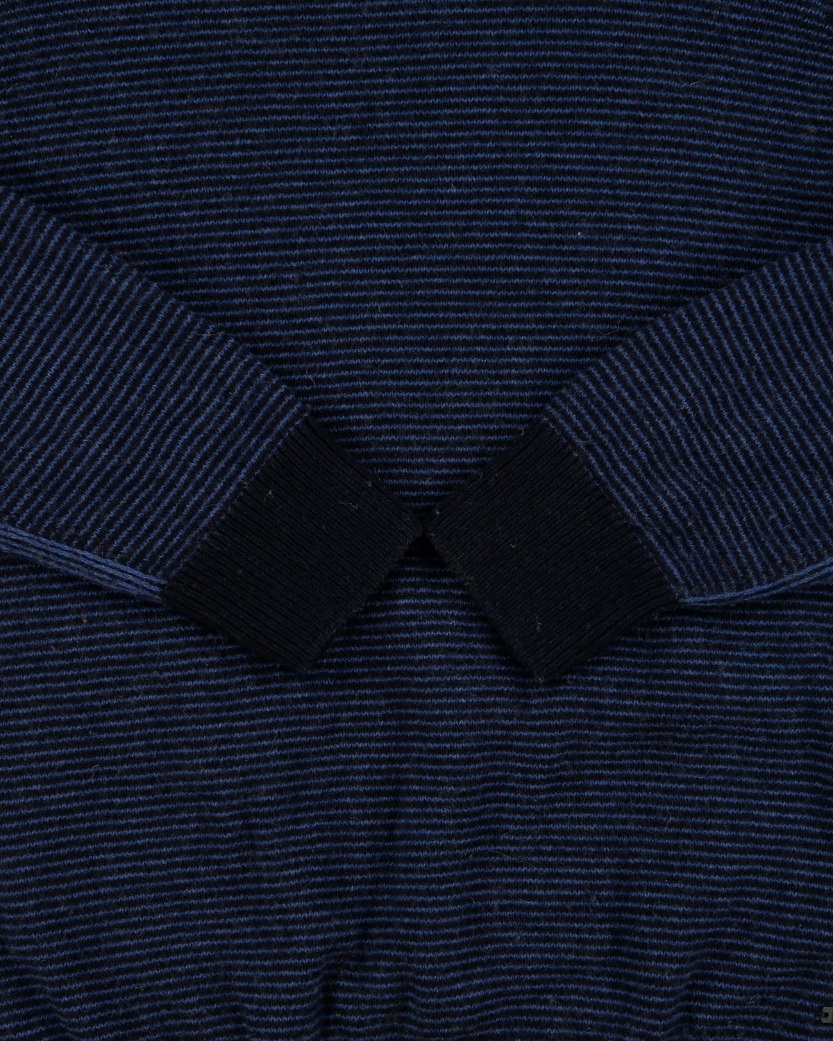 Vintage Hugo Boss Striped Wool Blend Komodoro Knit Crewneck Jumper - L