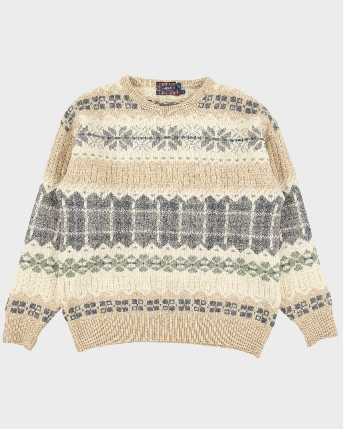 Vintage Glencraig Of Scotland Wool Crewneck Knit Jumper - XL