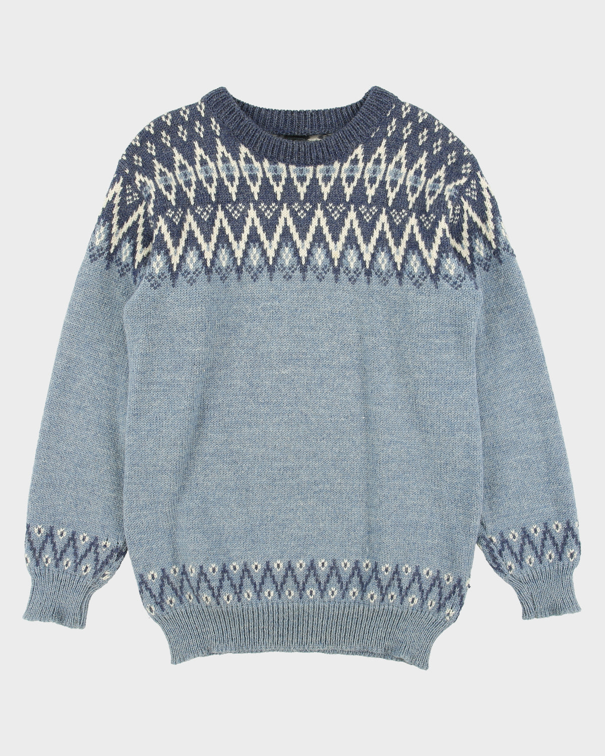 Vintage 1980s Dale Of Norway Chunky Wool Jumper - L