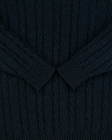 Vintage 1980s Pringle Wool Cable Knit Chunky Jumper - L