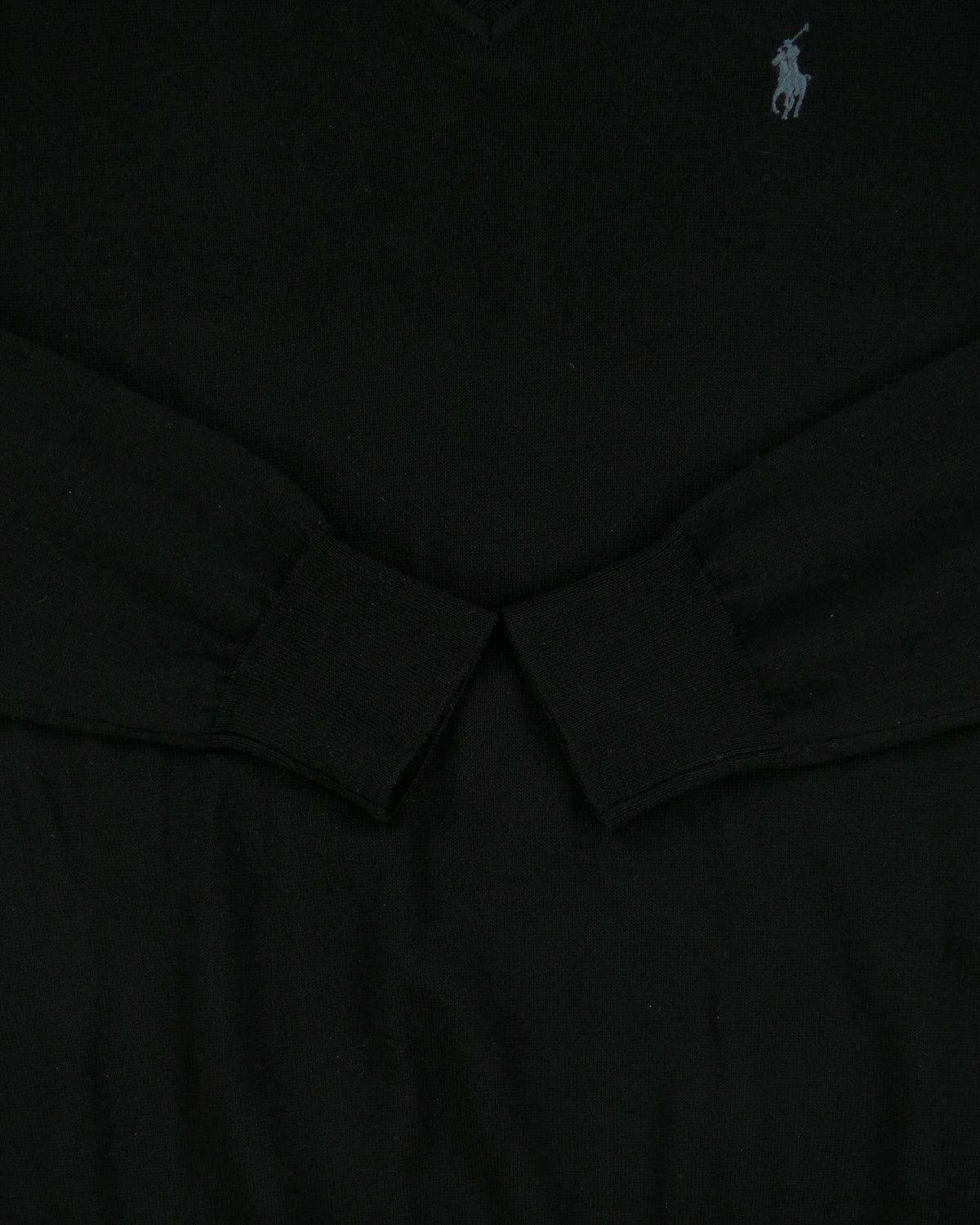Vintage Polo Ralph Lauren Merino Wool V-Neck Knit Jumper - S