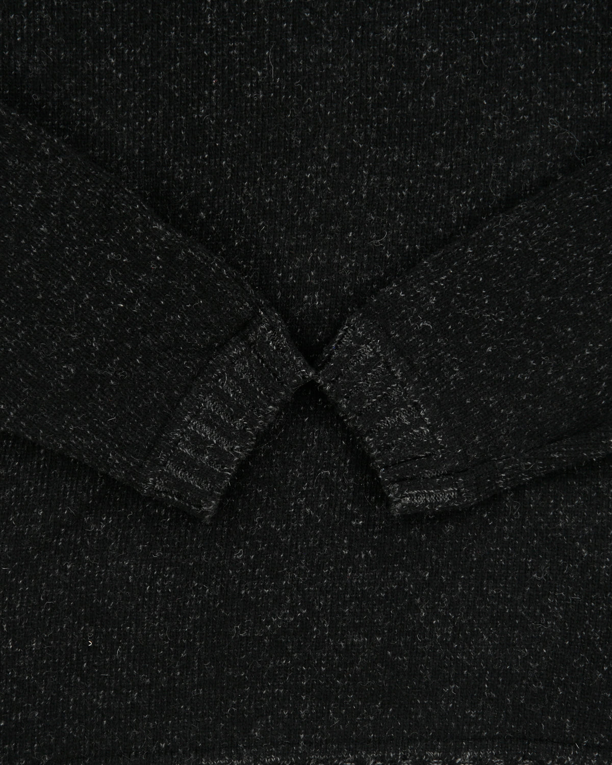 DSWT Vintage Y2K 00s Wilke-Rodriguez Marl Lambswool Ribbed Knit Jumper - M