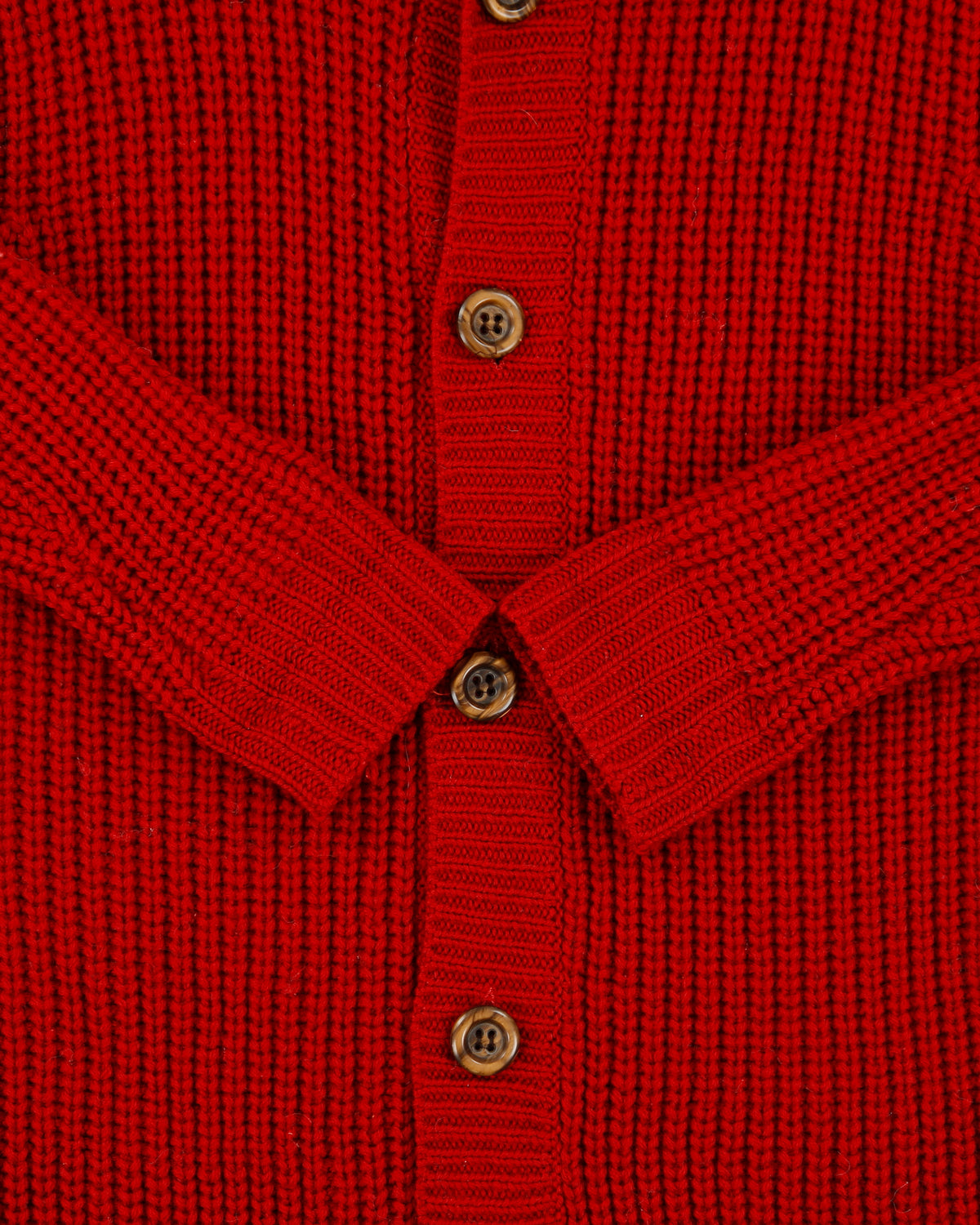 Vintage 1970s Hudson's Bay 'The Bay' Wool Knit Chunky Collared Cardigan - M