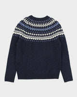 Vintage Y2K 00s Abercrombie &amp; Fitch Wool Blend Fair Isle Knit Jumper - S