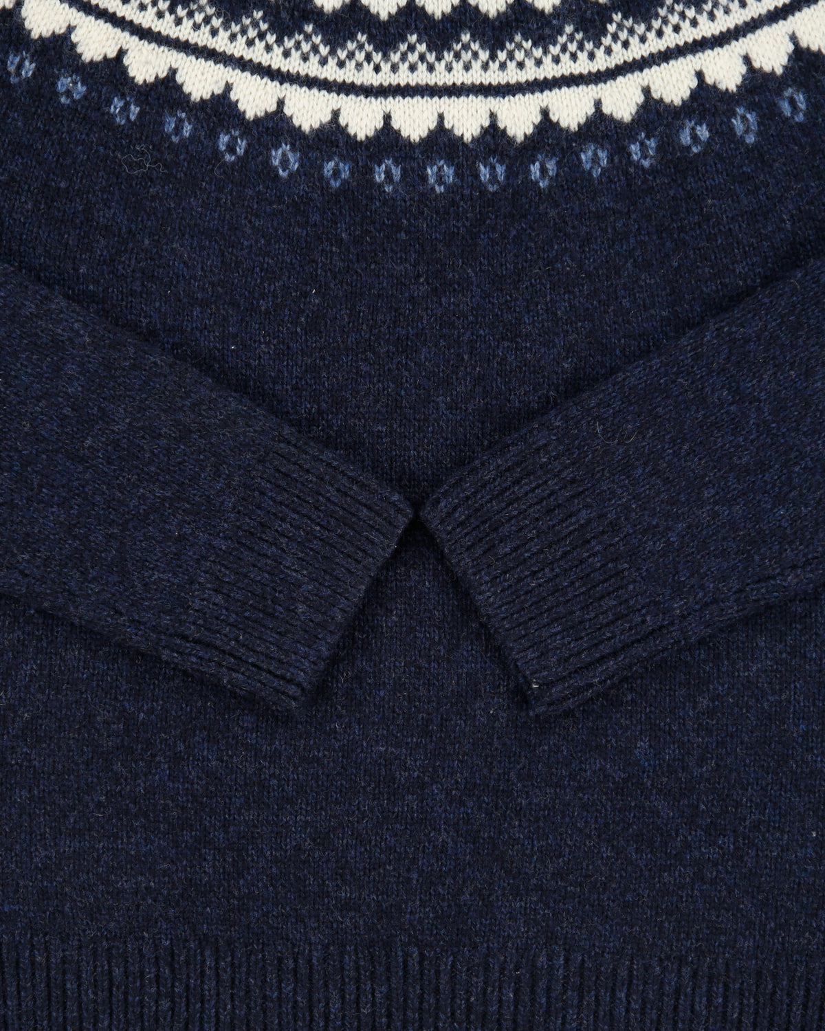 Vintage Y2K 00s Abercrombie &amp; Fitch Wool Blend Fair Isle Knit Jumper - S