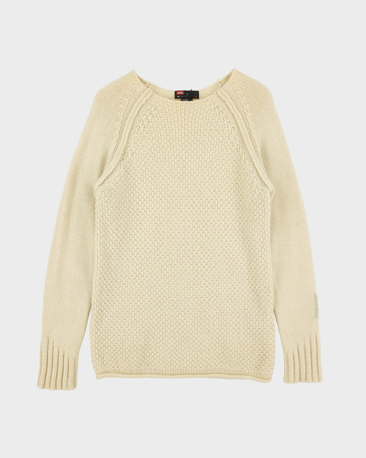 Vintage Y2K 00s Diesel Chunky Wool Knit Jumper - S