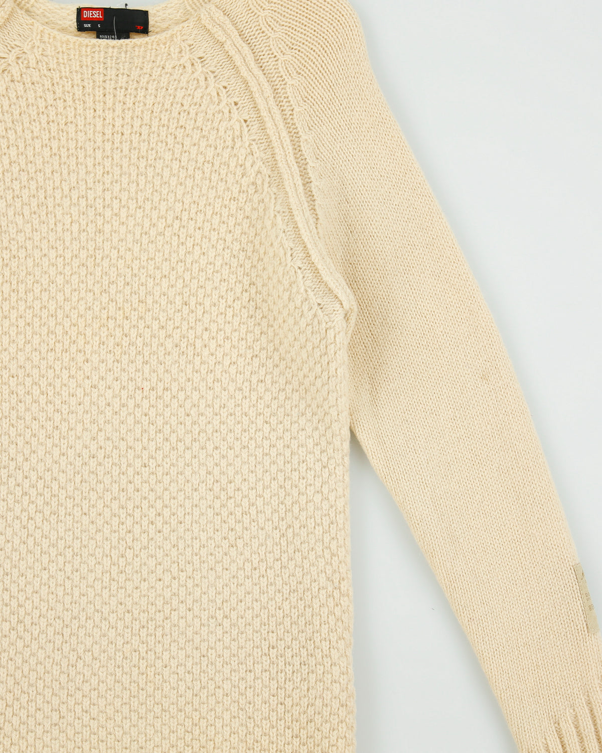 Vintage Y2K 00s Diesel Chunky Wool Knit Jumper - S