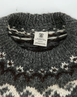 The Handknitting Association Of Iceland 'Gisli' Handmade New Wool Chunky Nordic Knit Jumper - L