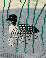 Vintage 1980s Longhouse Heavyweight Made In Canada Handmade Wool Chunky Knit Duck Cowichan Cardigan - M