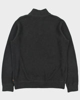 Vintage Eddie Bauer Ribbed Knit Quarter Zip Jumper - XL